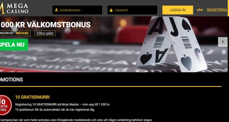 megacasino sweden online casino 2017