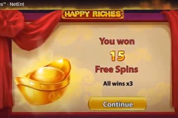 Happy Riches new netent slot gratissnurr