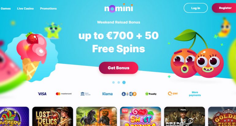 Nomini no deposit free spins bonus code new