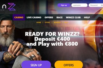 Winzz Casino 400 EUR Välkomstbonus & gratissnurr