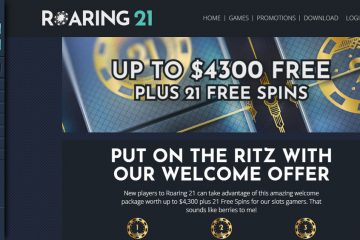 Roaring21 Exklusiv 21$ utan insättning free chips