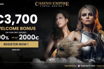 CasinoEmpire 200% up to 2000 EUR Hoşgeldin Bonusu