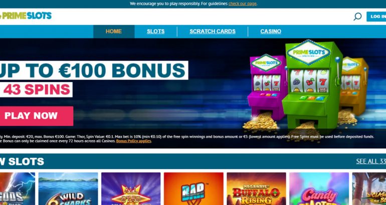 Primeslots no deposit coupon code gratis spins