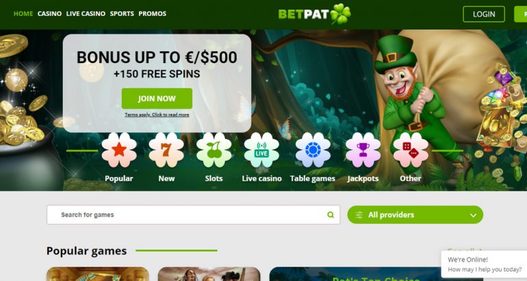 Betpat casino no deposit promo code free spins