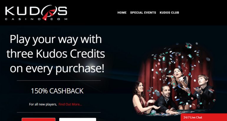 KudosCasino free no deposit coupon code gratis