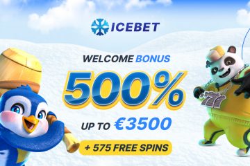 Icebet 575 Ücretsiz döndürme + 500% up to 3500 EUR Bonus