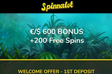 Spinnalot 200 Ücretsiz döndürme & 600 EUR Hoş Geldin Bonusu