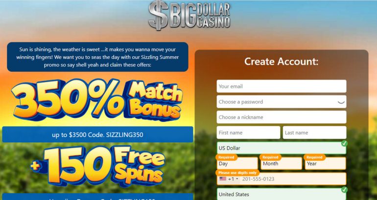 BigDollarCasino no deposit bonus code free