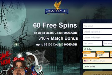 GrandEagleCasino 60 depozito yok freespini Bonus kodu