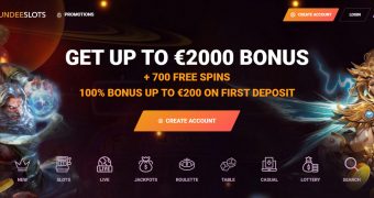 Dundeeslots 700 freespini & 200 EUR bonus