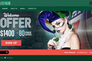 CasinoMate 80 Sıfır Bahis Ücretsiz döndürme & 1400 EUR Bonus