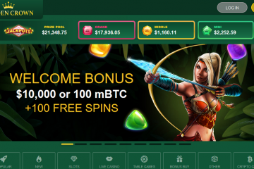 GoldenCrownCasino 100 freespini + 10 000 EUR bonus