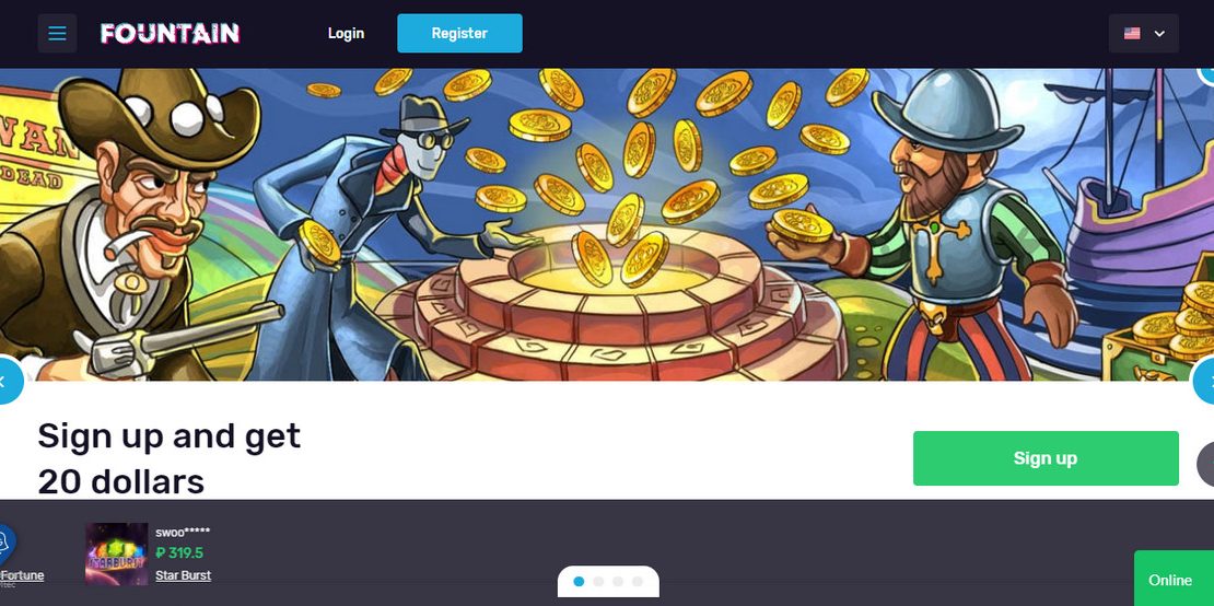 Fontan Casino Sign up and Get 20 EUR depozito yok
